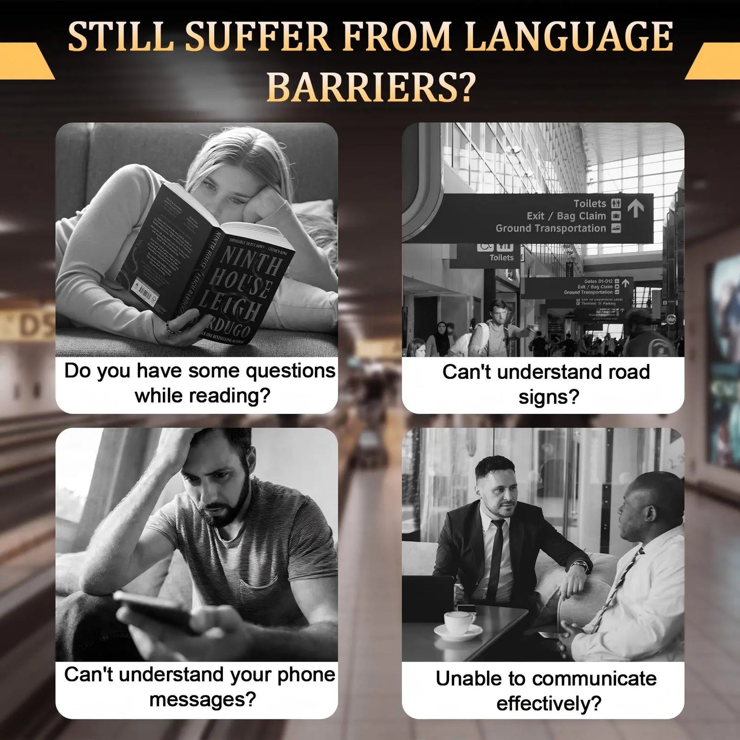 AI Language Translator Device, Real-Time Two-Way Translation for 138+ Languages