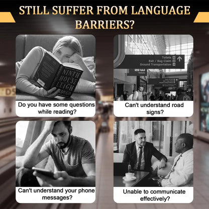 AI Language Translator Device, Real-Time Two-Way Translation for 138+ Languages