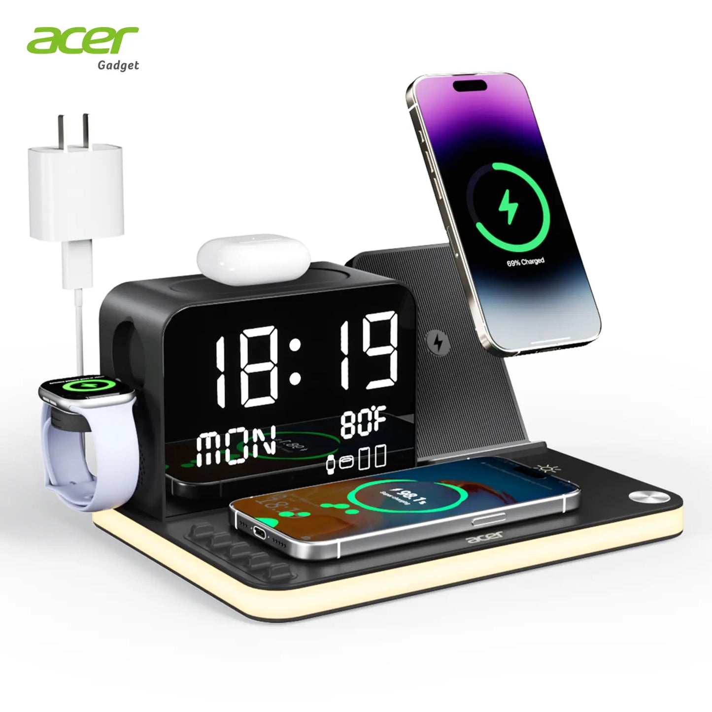 One Station to Rule Them All! ⚡️ 7-in-1 Charging Hub for your entire desk setup.