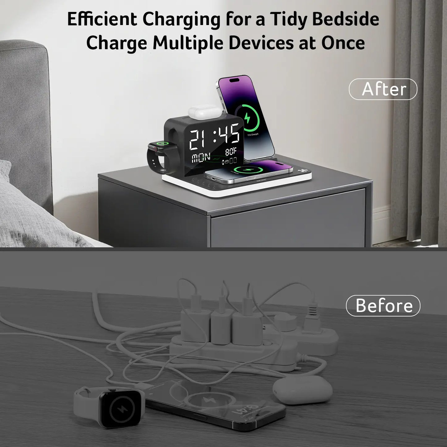 One Station to Rule Them All! ⚡️ 7-in-1 Charging Hub for your entire desk setup.